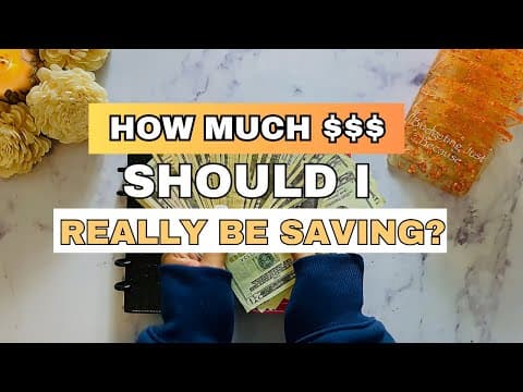 Stop Guessing. This Is How Much You Should Save #budgeting #savingmoney