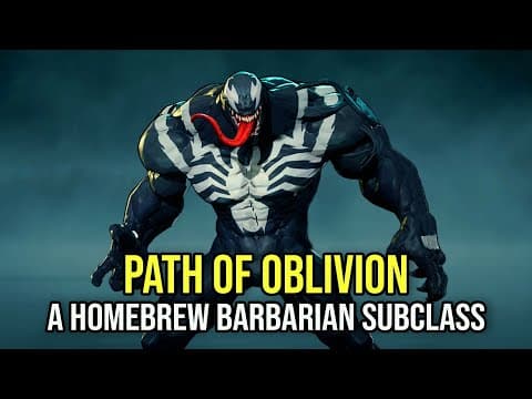 Darkness Barbarian Homebrew For D&d 5e