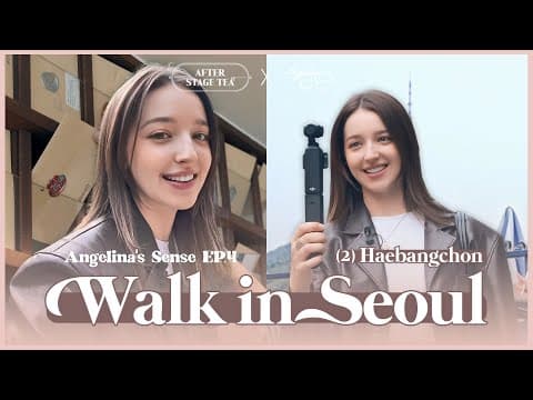 Walk In Seoul: Haebangchon │ Vegan Cafe │ Haebangchon Sinheung Market │ Angelina's Sense Ep.4