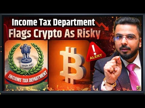 Income Tax Department Flags ⚠️ Crypto Risks | RBI Concerns Explained