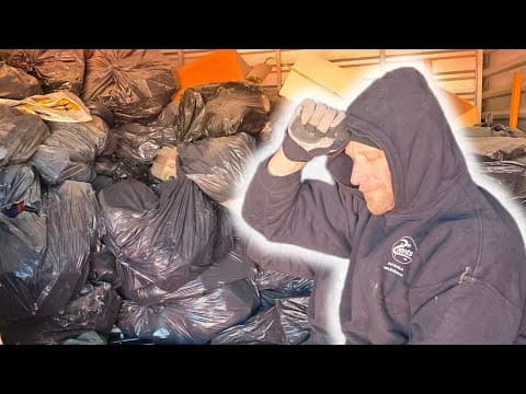 What's In All The Garbage Bags! ~ Never Seen A Storage Unit Like This!