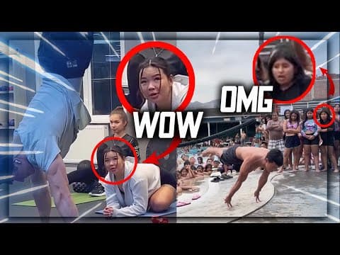 Scaring Girls In Gyms With Calisthenics 2024