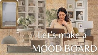 How To Create A Mood Board | Interior Design | Envisioning A Space | Home Decor | Diy Home Projects