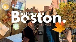 Boston Vlog 🤎🍂 Exploring Cafe's, Museums, Little Italy, Harvard University & More