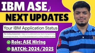 🔥ibm Ase Mass Hiring Updates | Accomdation Form | Ase Hiring Process | Batch: 2024/2025