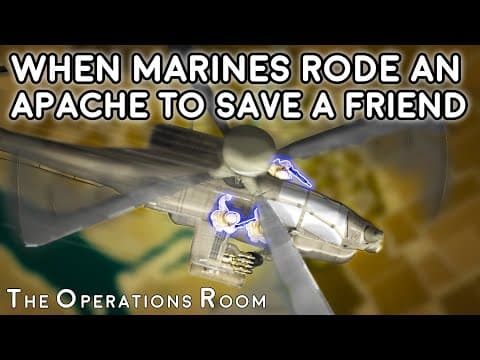 When Marines Rode On An Apache To Save A Comrade - Operation Glacier 2007