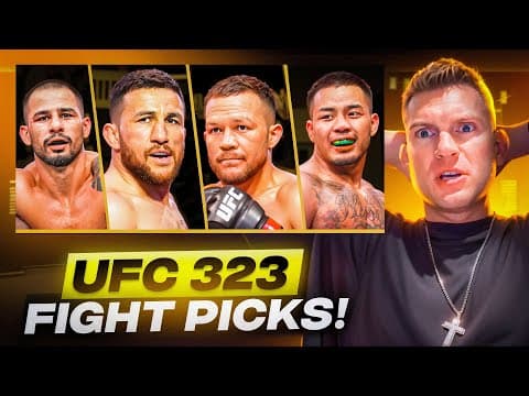 My Ufc 323 Fight Picks... Does "the Machine" Get It Done?