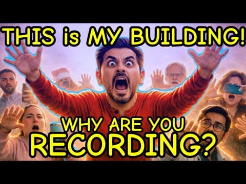 This Is My Building!🚨📸