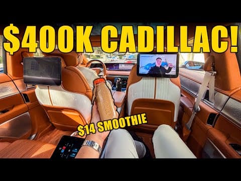 Taking A $400,000 Cadillac To Erewhon For A $14 Smoothie