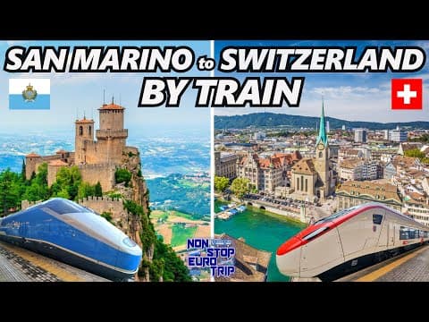 An Epic Journey From San Marino 🇸🇲 To Switzerland 🇨🇭 By Train 🚆