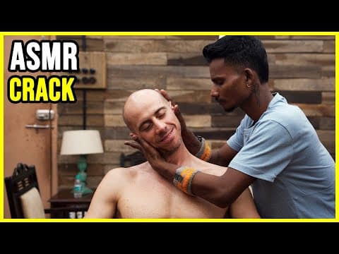 Asmr Head Massage: Sleep With Master Cracker 😴loud Neck Crack