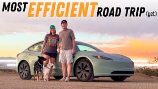 My Most Efficient Road Trip Yet! Tesla Model 3 Lr Rwd Over 1,000 Miles To California