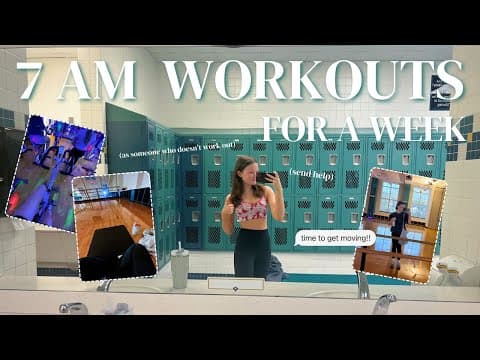 Going To A 7am Workout Class Every Day (as Someone Who Doesn't Work Out)