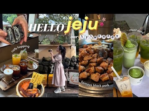 Jeju Island In 5 Days | Where To Eat, What To Do, Best Cafes And Restaurants! 🍊