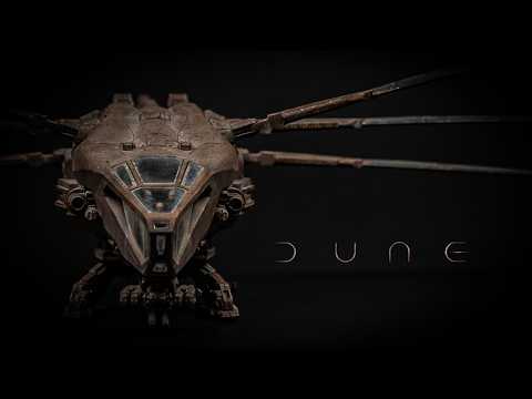 "dune" Harkonnen Ornithopter, Meng 1/72 Scale Model Build