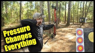 Shooting My Indoor Compound Round Under Pressure | What I Learned