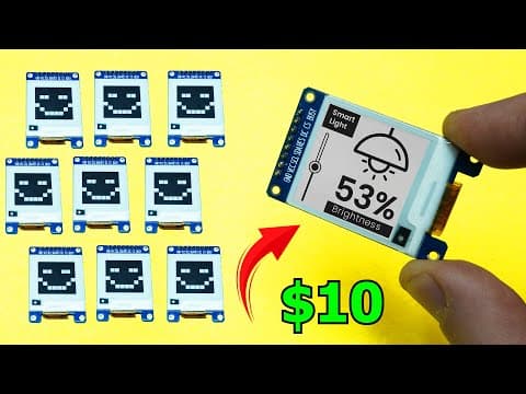 2 Random Code Projects Using $10 Aliexpress E-paper,e-ink Display