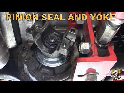 How To Replace A Rear End Pinion Seal And Yoke