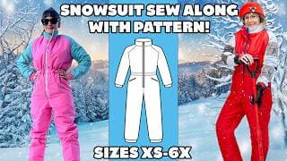 Diy Snowsuit Sewing | Full Pattern Included With Complete Instructions!