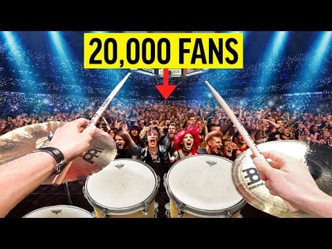 Pov: You're A Pro Drummer At A Massive Arena