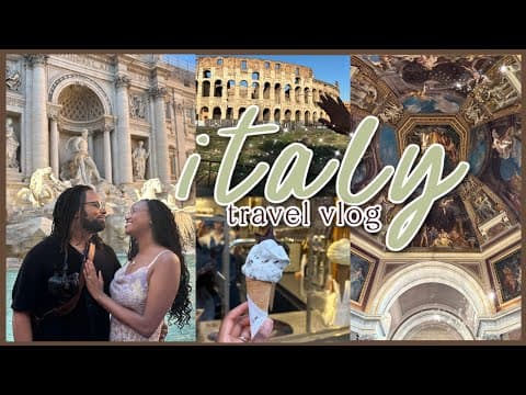 Italy Travel Vlog 🇮🇹 Rome, Amalfi Coast, Naples| Baecation, Sightseeing, Boat Tour & Italian Food