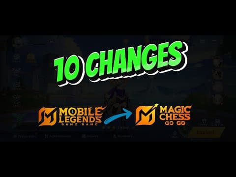 10 Changes Of Magic Chess From Mlbb To Mcgg