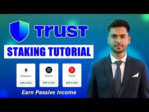 Trust Wallet Staking Tutorial 2025 | Earn Passive Income With Crypto