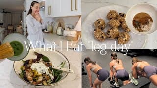 High Protein What I Eat On A Leg Day: Getting Into Routine Post Wedding & Travel 🥬🤍