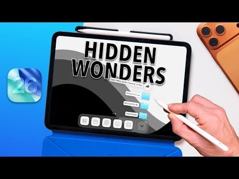 Unlock Your Ipad! My Top Ipados 26 & Apple Pencil Tips