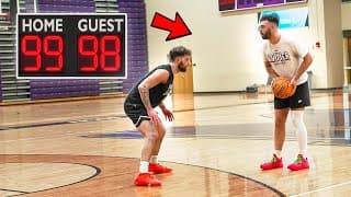 1v1 Basketball Game To 100 Points !