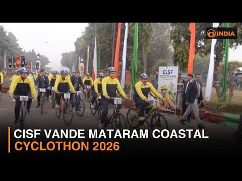 Cisf Vande Mataram Coastal Cyclothon 2026