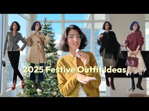 (styling Video) Holiday Outfit Lookbook For All Your Festive Occasions - With Inspo!! ✨