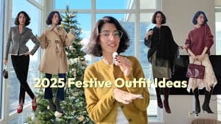 (styling Video) Holiday Outfit Lookbook For All Your Festive Occasions - With Inspo!! ✨