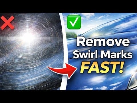 How to Remove Swirl Marks (1 Step Paint Correction)