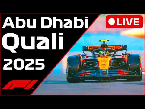 🔴f1 Live - Abu Dhabi Gp Quali - Commentary + Live Timing