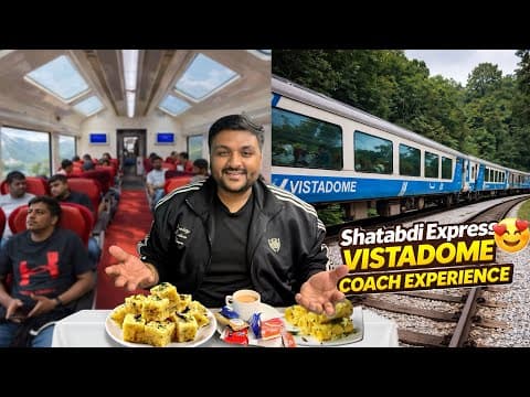 12010 Shatabdi Express Vistadome Journey To Vadodara || Dost Ki Wedding Ke Liye Gujarat Aa Gaya 😍