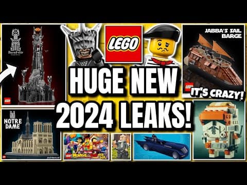 New Lego Leaks! (barad-dur, Star Wars, Notre-dame, Promos & More!)