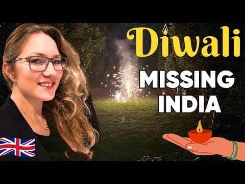 Celebrating Diwali in the UK Was So Different! Missing India 🇮🇳