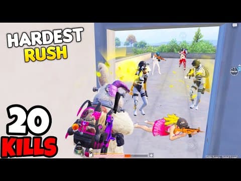 Why This Is The *hardest* Place To Rush In The Whole Map • (20 Kills) • Bgmi Gameplay