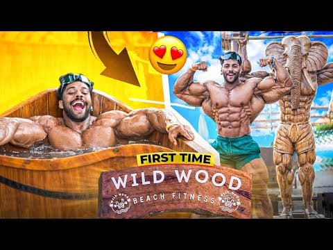 First Time Workout In Wood Gym 🪵