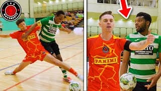 I Played In A Pro Futsal Match Vs Ronaldo's Football Team! (sporting Cp)