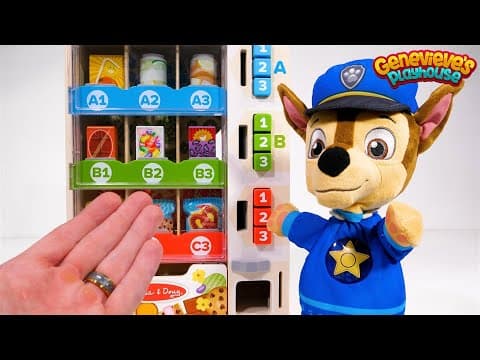 Kids, Let's Play And Learn With Our New Vending Machine! =)