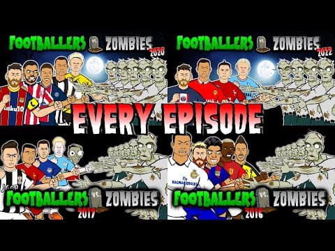 Footballers Vs Zombies - Every Episode! (halloween 2025)
