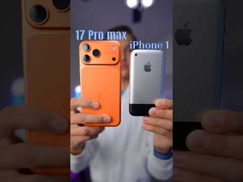 iPhone 1 vs 17 Pro Max😮#iphone17promax