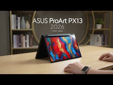 Asus Proart Px13 2026 – Unboxing & Full Ai Creator Laptop Review