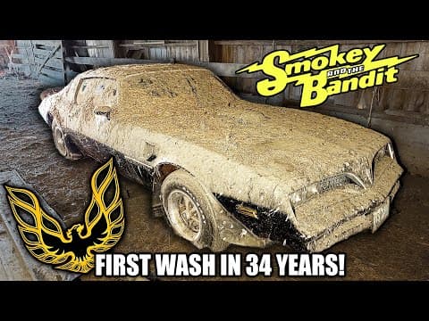 Smokey And The Bandit Trans Am Found Abandoned In Barn For 30 Years Ft. Legit Street Cars!
