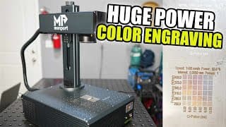 Testing The Ultimate Fiber Laser: 100 Watt Mopa Monport Ga100