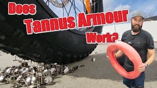 Tannus Armour Test — Do Foam Liners Actually Prevent Flats? (thumbtacks, Screws & 3-year Longevity)