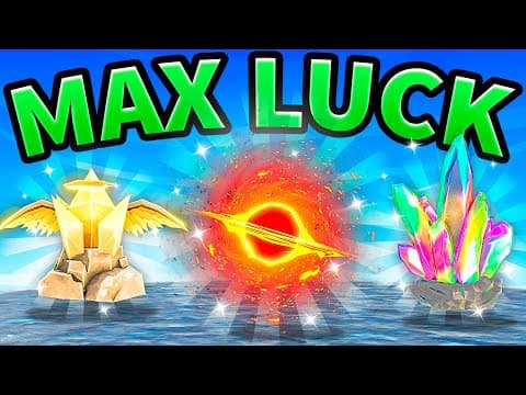 This Is What Max Luck Looks Like In Roblox The Forge...