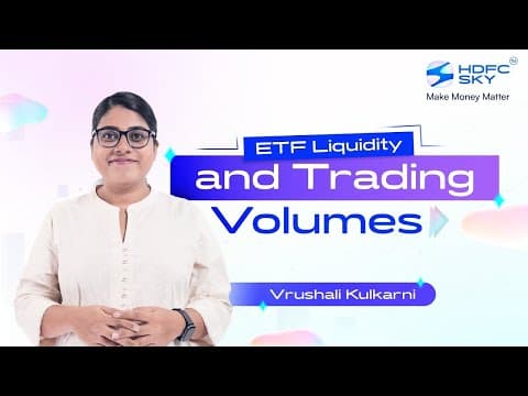 Etf Liquidity And Trading Volumes